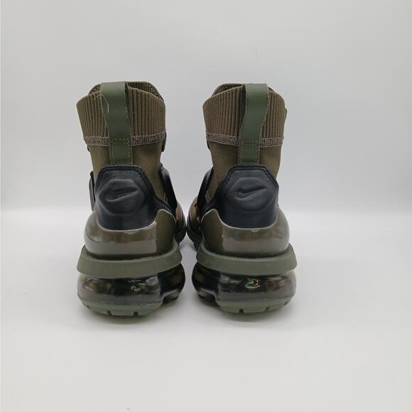 Nike Air VaporMax Light 2 Sock Boot Cargo Khaki Green Black Women's Size 7 - Picture 4 of 12